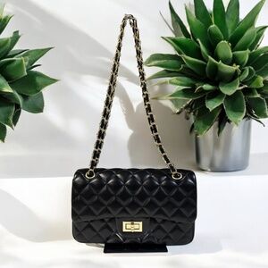 Vegan Leather Shoulder Bag